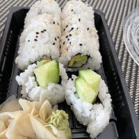 Veggie inside out roll  at Veganam in Leipzig