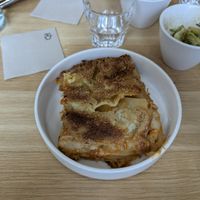 Lasagnes aux légumes + salade at Eccwôd in Epinal