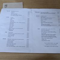 Menu at Eccwôd in Epinal