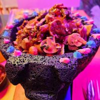 Mushroom Nachos #Veganuary at La Tía Juana  in Malaga