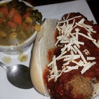 Vegan Eggplant Meatball Sub at The Angry Baker - Olde Towne East in Columbus