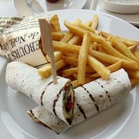 Vegan wrap at Bar 212 in Istanbul