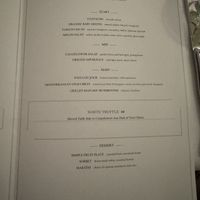 Vegan menu   at Sails in Naples