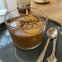 Chocolate dessertt  at Le Rouge-gorge Restaurant in Menton