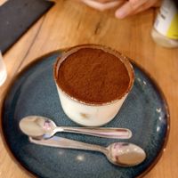 Tiramisu at Le Rouge-gorge Restaurant in Menton