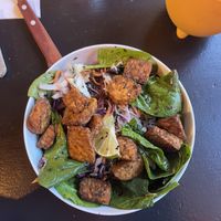 Noodle salad with tempeh  at Nomi the Karakal in Malmo