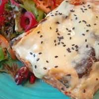 Lasagne at Nomi the Karakal in Malmo