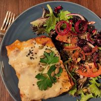 Lasagne at Nomi the Karakal in Malmo