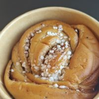 Cinnamon bun at Nomi the Karakal in Malmo