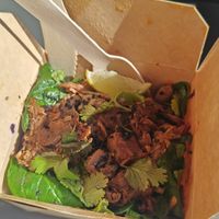 Jackfruit noodle salad at Nomi the Karakal in Malmo