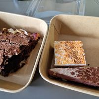 Chocolate cake, carrot cake, strawberry fields at Nomi the Karakal in Malmo