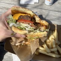 Cali Burger   at No Ragrets  - Vegan Scratch Kitchen in Wichita