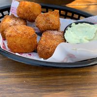 Mac and cheese balls at Cornish Arms in Brunswick