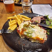 My half eaten schnitzel at Cornish Arms in Brunswick