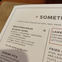 More menu options then just this!  at Riff Raff Brewing Company in Pagosa Springs