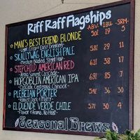Some of their beers on tap at Riff Raff Brewing Company in Pagosa Springs