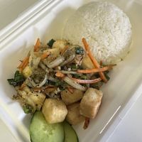 The best salt and pepper tofu EVER   at Flavory in Adelaide