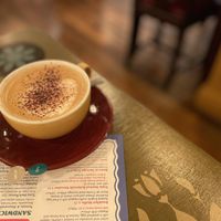 Soya decaf cappuccino - Muro Lounge, Hexham  at Muro Lounge in Hexham