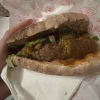 Panino falafel  at Ciao Kebab in Padua