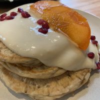 THE Vanilla Pancakes with seasonal fruits.   at Nöje   in Brussels
