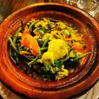 Tajine aux légumes at La Kasbah in Brussels