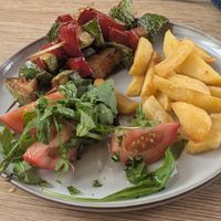 Pincho moruno vegan at La Maravilla de las Canteras in Gran Canaria