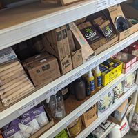 Eco things at Bin Inn in Hastings