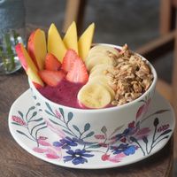Berry Smoothie Bowl at Fika Cafe in Hoi An