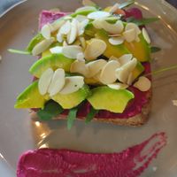 Avo hummus toast 👍🏽😋 at Fika Cafe in Hoi An