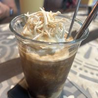 Coconut coffee  at Fika Cafe in Hoi An