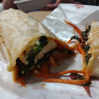 Katsu wrap with Tofu instead of "chicken", bought as takeaway at V Street - Emsphere in Bangkok