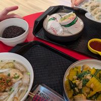 A variety of dishes from their huge menu at V Street - Emsphere in Bangkok