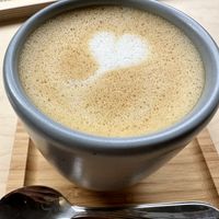 Oat milk latte   at Minimum Waste in Prague