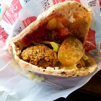 Falafel Brot at Sababa in Munich