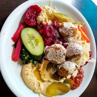 Falafel Teller at Sababa in Munich
