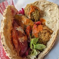 Falafel pita at Sababa in Munich