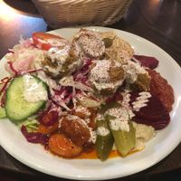 Falafel & salad plate  at Sababa in Munich