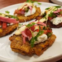 tostones nachos at Fire by Forge in Hartford