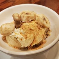 deconstructed banana cream pie at Fire by Forge in Hartford