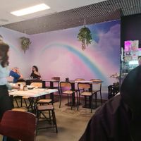 Inside seating at Velvet Bean in Altona