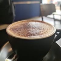 Soy cap at Velvet Bean in Altona