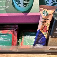 Vegan chocolate and nut bar  at Starbucks Abreeza Mall in Davao City