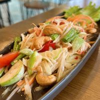 Papaya salad (95 THB)  at One Tomyumkung Thai and Vegan Food in Chiang Mai