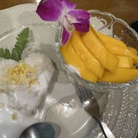 Mango sticky rice 10/10  at One Tomyumkung Thai and Vegan Food in Chiang Mai