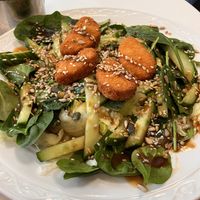 Salade with 'nuggets'  at VeGaNuTi in Yeovil