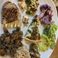 vegan lunch set menu  at Bon On Shya International Cafe in Koya