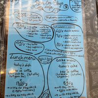 Menu  at Bon On Shya International Cafe in Koya
