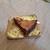 Delicious chocolate cake! at Bon On Shya International Cafe in Koya