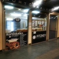 at Fitzkey Chimney Cake - Göncz Árpád Metro Station in Budapest