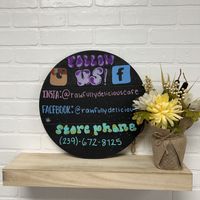 Follow!  at Rawfully Delicious in Fort Myers